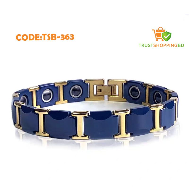 প্রিমিয়াম সেরামিক ম্যাগনেটিক হেলথ ব্রেসলেট(Code:TSB-363)