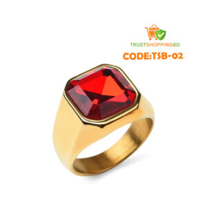 অরজিনাল রুবি পাথর হাতের আংটি (CODE:TSB-02)