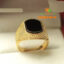 Turkish High Quality Black Stone Finger Ring ( CODE:TSB-07)