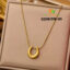 গোল্ড প্লেটেড নেকলেস–মেয়েদের জন্য স্টাইলিশ ও ইউনিক পেনডেন্ট(TSB:Code-215)