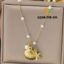 গোল্ড প্লেটেড নেকলেস–মেয়েদের জন্য স্টাইলিশ ও ইউনিক পেনডেন্ট(TSB:Code-225)