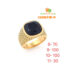 Turkish High Quality Black Stone Finger Ring ( CODE:31)