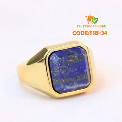 অরজিনাল নীলা পাথর হাতের আংটি (Code:TSB-34)