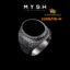 JP Italian Black Stone Finger Ring (CODE:TSB-43)
