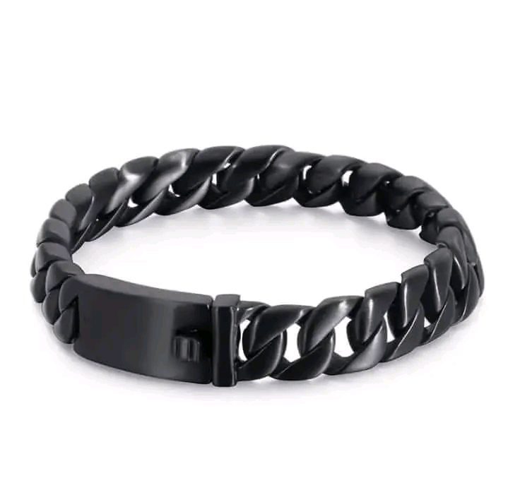 12mm Solid 316L Stainless Steel Unique Cuban Curb Link Chain Bracelets