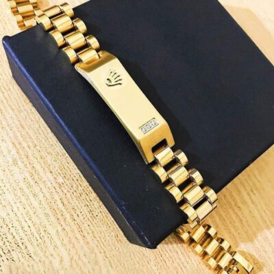 Men’s Stainless Steel Crown Jubilee Chain Bracelet