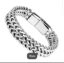 Snake Chain Men Silver Color Bracelet