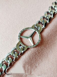 High Quality Mercedes Silver Bracelet