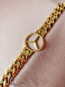 High Quality Mercedes  Gold Bracelet