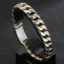 Men’s Powerful Stainless Steel Bracelet Silver Gold