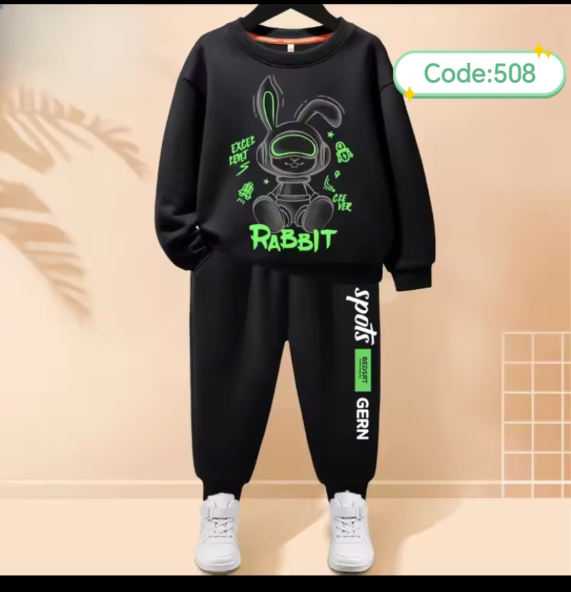 শিশুদের সুইটশার্ট ও ট্রাউজার কম্বো (কোড:৫০৮)