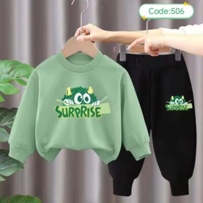 শিশুদের সুইটশার্ট ও ট্রাউজার কম্বো (কোড:৫০৬)