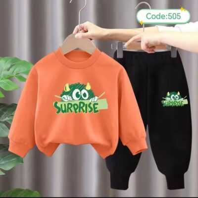 শিশুদের সুইটশার্ট ও ট্রাউজার কম্বো (কোড:৫০৫)