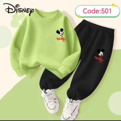 শিশুদের সুইটশার্ট ও ট্রাউজার কম্বো (কোড:৫০১)