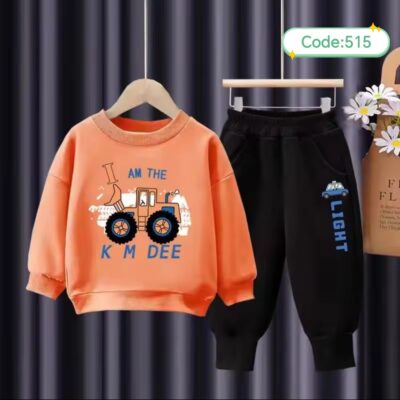 শিশুদের সুইটশার্ট ও ট্রাউজার কম্বো (কোড:৫১৫)