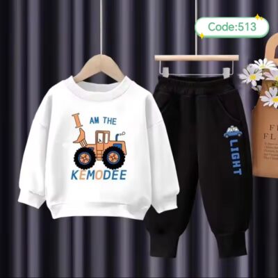 শিশুদের সুইটশার্ট ও ট্রাউজার কম্বো (কোড:৫১৩)