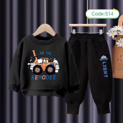 শিশুদের সুইটশার্ট ও ট্রাউজার কম্বো (কোড:৫১৪)