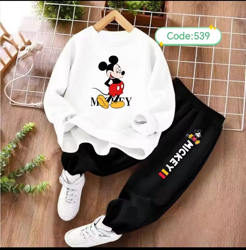 শিশুদের সুইটশার্ট ও ট্রাউজার কম্বো (কোড:৫৩৯)