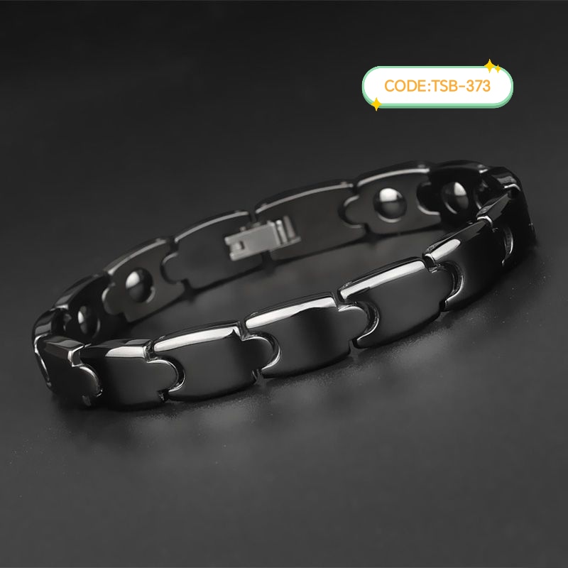 প্রিমিয়াম সেরামিক ম্যাগনেটিক হেলথ ব্রেসলেট(Code:TSB-373)